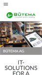 Mobile Screenshot of buetema-ag.de